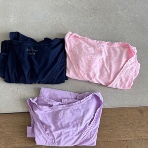 Lilly Pulitzer Navy, Pink, and Lavender Tops